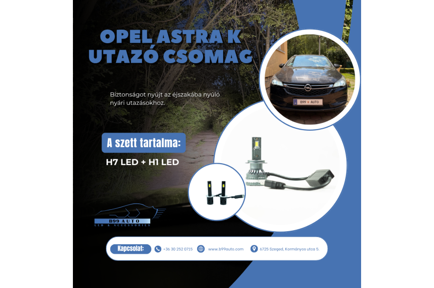 Opel Astra K utazó csomag